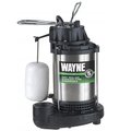 Wayne Water Systems Wayne Water Systems 4003741 1 by 3 HP 4600GPh Stainless Steel Vertical Float Switch AC Top Submersible Sump Pump 4003741